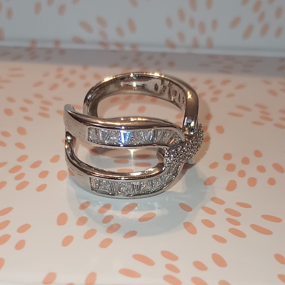 925 Silver Baguette Ring - Picture 12 of 16
